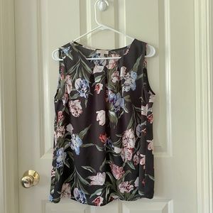 LOFT Floral-Print Shell